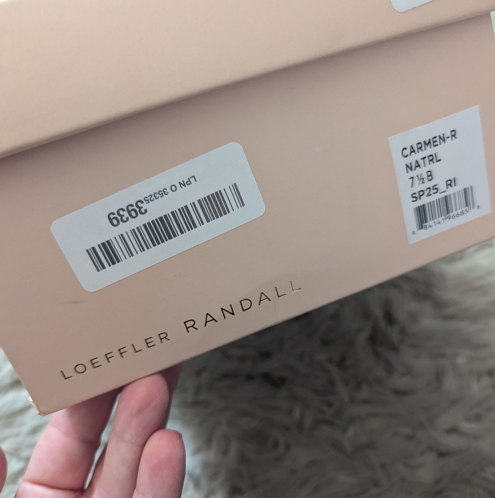 EUC Loeffler Randall Carmen Natural Bow Sandal - Picture 4 of 16